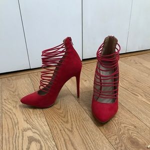 Red stilettos
